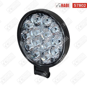 Munkalámpa LED 42W kör, 900 Lumen, IP67, 12V-24V, D=85mm
