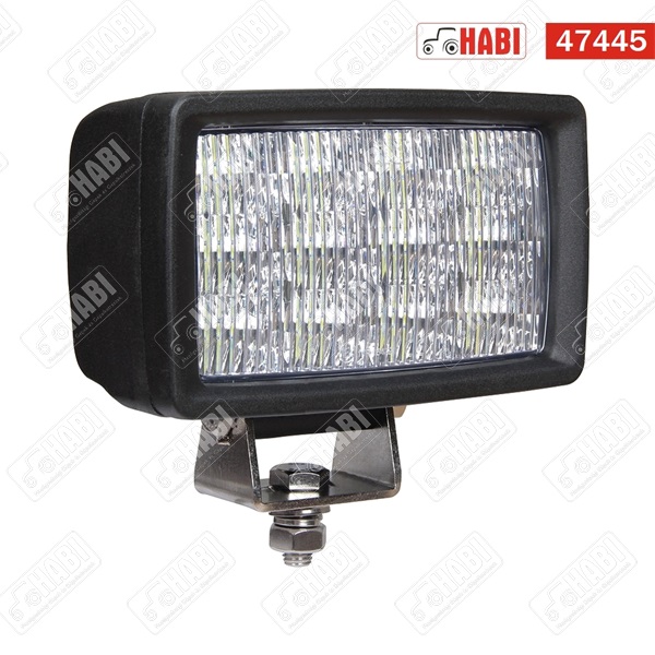 Munkalámpa LED 43W téglalap, 3600 Lumen, 10-30V, 12 ledes, IP66/IP6K9K
