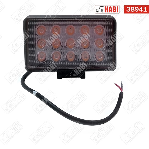 Munkalámpa LED 45W téglalap, 3080 Lumen, 10-30V, IP67