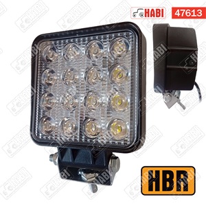 Munkalámpa LED 48W kocka, 130x115x75 mm, 4000 Lumen 10-30 V