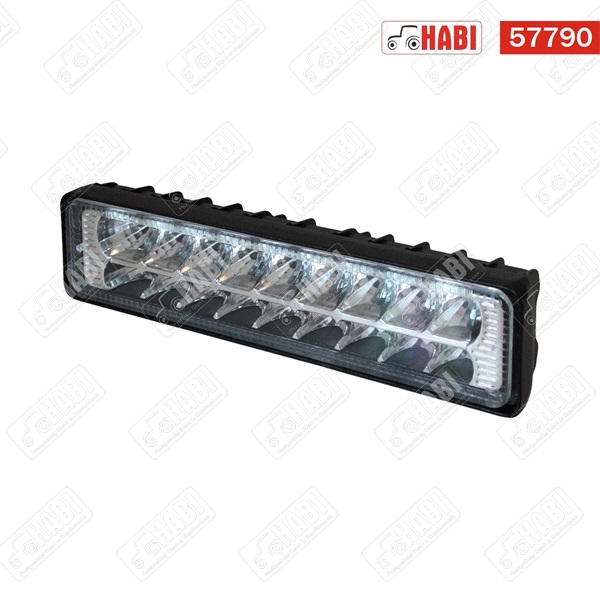 Munkalámpa LED 54W téglalap, 1100 Lumen, IP67, 12V-24V, impulzus váltós
