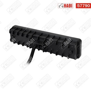 Munkalámpa LED 54W téglalap, 1100 Lumen, IP67, 12V-24V, impulzus váltós