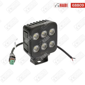 Munkalámpa LED 60W téglalap, 6600 Lumen, 12-24V, Deutsch, 2-tűs csatlakozó