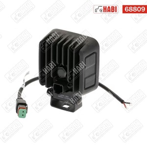 Munkalámpa LED 60W téglalap, 6600 Lumen, 12-24V, Deutsch, 2-tűs csatlakozó
