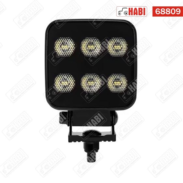 Munkalámpa LED 60W téglalap, 6600 Lumen, 12-24V, Deutsch, 2-tűs csatlakozó