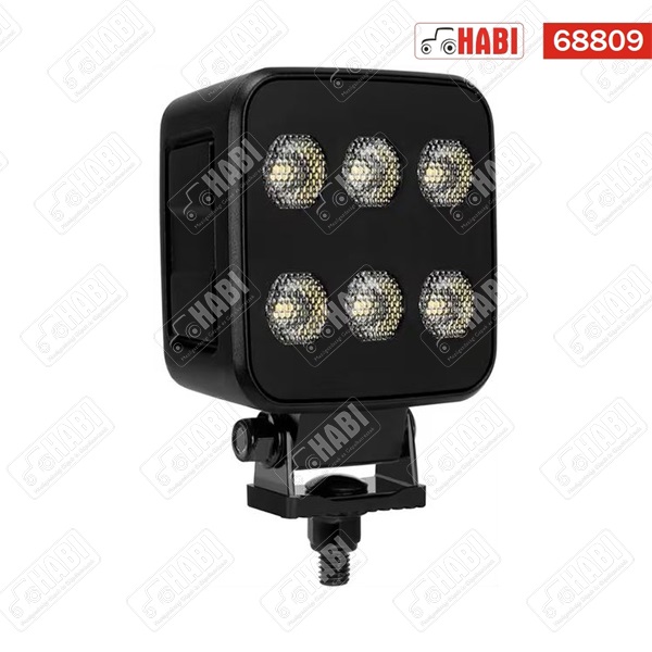 Munkalámpa LED 60W téglalap, 6600 Lumen, 12-24V, Deutsch, 2-tűs csatlakozó