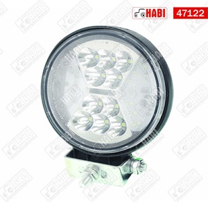 Munkalámpa LED 72W kör, 2500 Lumen, 112x112x38mm,  12-30V