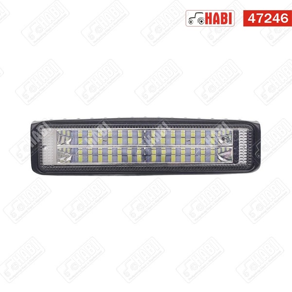 Munkalámpa LED téglalap, 3200 lumen, 145x35x50mm, 10-30V, IP67