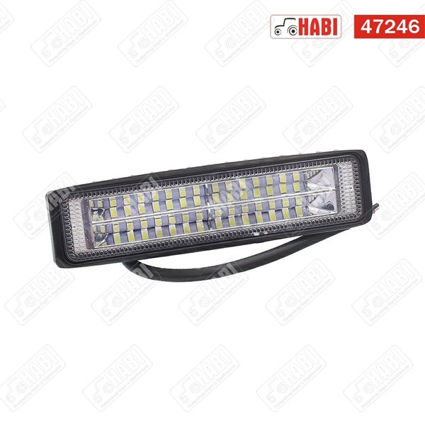 Munkalámpa LED téglalap, 3200 lumen, 145x35x50mm, 10-30V, IP67
