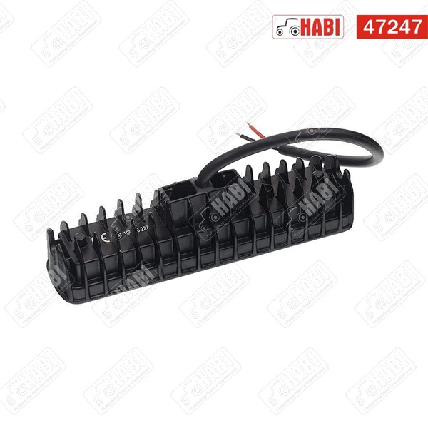 Munkalámpa LED téglalap, 4000 lumen, 150x40x45mm, 6500 Kelvin, 10-30V, IP67
