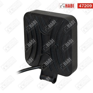 Munkalámpa+Nappali menetfény (sárga) LED 126W kocka, 110x110x25mm, 10-30V, IP65