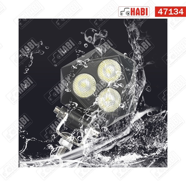 Munkalámpa drónokhoz OSRAM LED háromszög, 57x40x66,6mm, 9W, 1200 lumen, 10-30V, IP67/IP69K, HBR PREMIUM