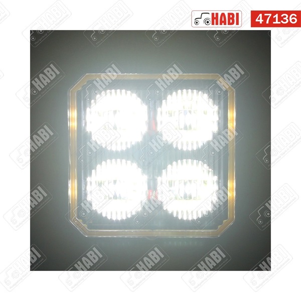 Munkalámpa OSRAM LED kocka, 95,6x43,8x75mm, 20W, 1600 lumen, kapcsolóval, 10-30V, IP67/IP69K