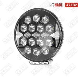 Fényszóró SMD LED offroad kör, 140W, 9 inch, 10.000 lumen, 2 funkció, 10-30V, IP67/IP69K, HBR
