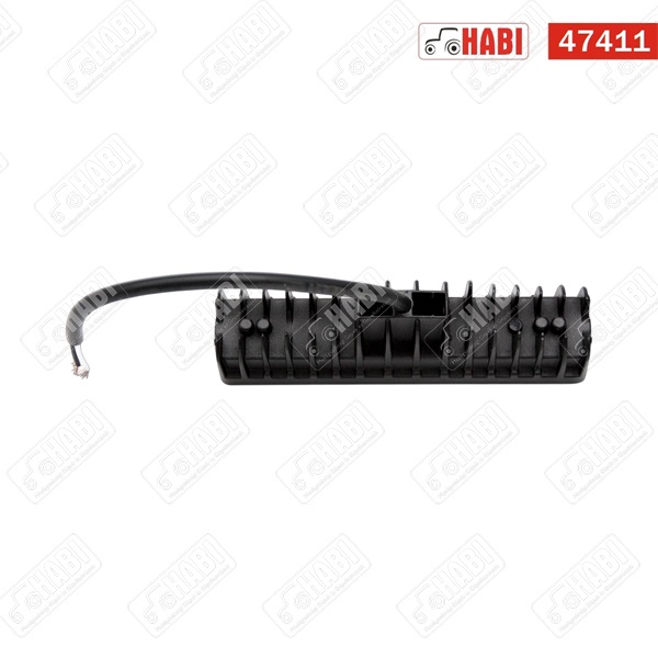 Munkalámpa SMD LED téglalap, 2 fény (sárga+fehér), 18W, 500 - 1000 lumen, 145x35x45 mm, 10-30V