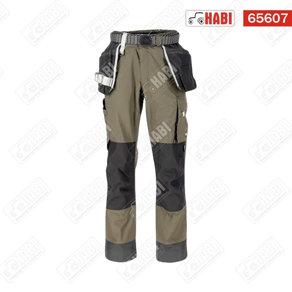 Munkásnadrág, unisex, 5XL, zöld, Kramp Technical