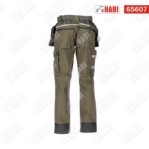 Munkásnadrág, unisex, 5XL, zöld, Kramp Technical