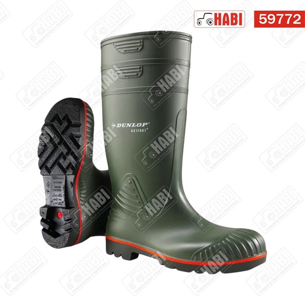Munkavédelmi gumicsizma, S5, 40-es, Acifort® Heavy Duty Dunlop