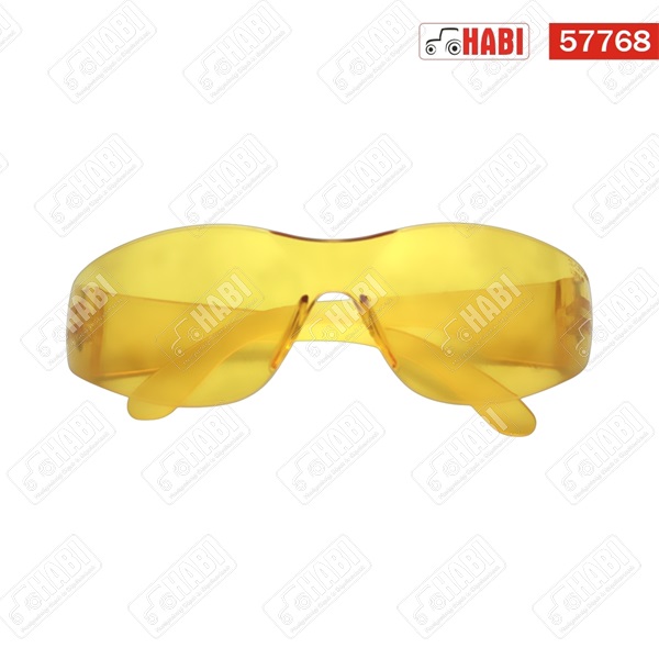 Munkavédelmi szemüveg Univet 568 UV400 sárga