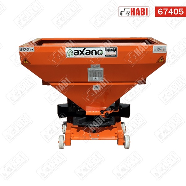 Műtrágyaszóró 1 tárcsás 500L, 20m szórási szélesség, kardánnal /török/