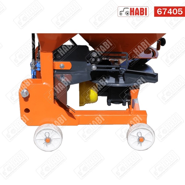 Műtrágyaszóró 1 tárcsás 500L, 20m szórási szélesség, kardánnal /török/