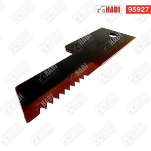 New Holland szalmaszecskázó kés fogazott 198x50x3mm d=13 Schumacher