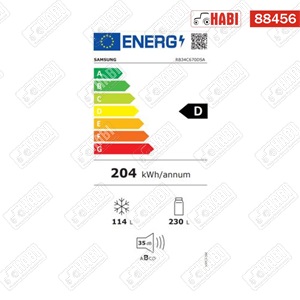 No Frost alulfagyasztós hűtőszekrény RB34C670DSA/EF 344 L, fémes grafit
