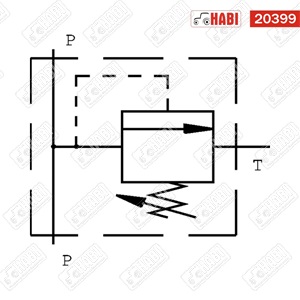 Nyomáshatároló szelep VMPB 5-40 bar max 210 bar