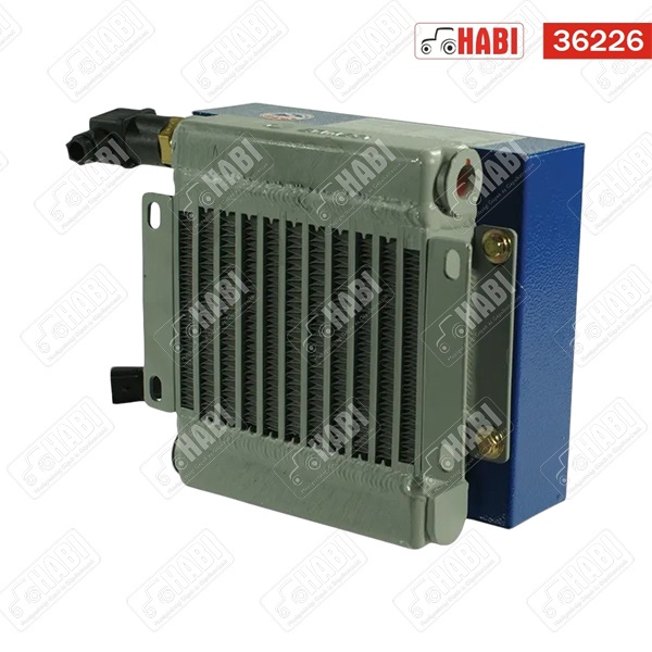 Olajhűtő 12V 38-50°C 40 l/min 20 bar Emmegi