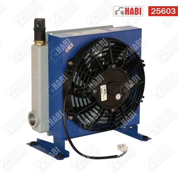 Olajhűtő 12V 38-50°C 90 l/min 20 bar Emmegi