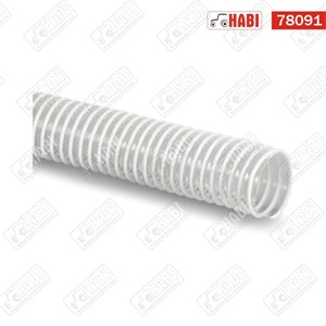 PVC csigatömlő d=63/0,8 mm / 2,5 MVO átlátszó