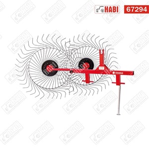 PZK-2 csillagkerekes rendsodró függesztett /2 kerekes/ 6,5mm-es fogakkal