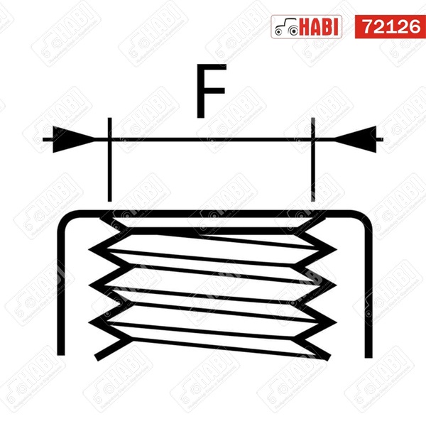 Permetező fúvókatartó egyszeres 3/8"-as csőhöz ARAG