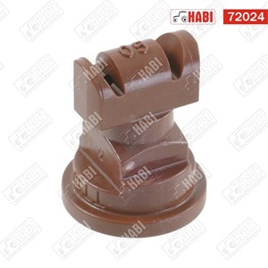 Permetező kettős, lapos szórású fúvóka műanyag - barna (110°) /TEEJET/