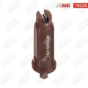 Permetező kettős, légbeszívásos, lapos szórású fúvóka fém - barna (110°) /TEEJET/