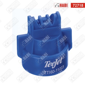 Permetező kettős, légbeszívásos, lapos szórású fúvóka műanyag - kék (110°) /TEEJET/