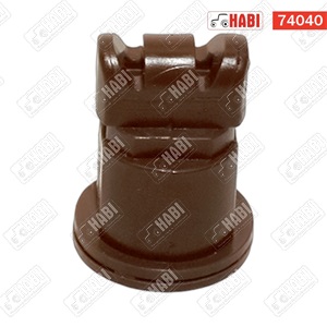 Permetező kettős, légbeszívásos, lapos szórású fúvóka műanyag - barna (110°) /TEEJET/