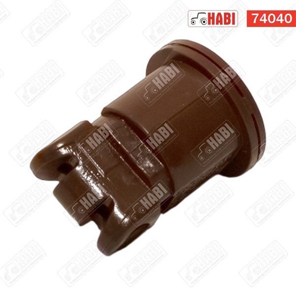 Permetező kettős, légbeszívásos, lapos szórású fúvóka műanyag - barna (110°) /TEEJET/