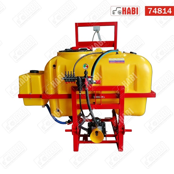 Permetező komplett alváz 600L/12m (tartály, szivattyú, szűrő, szakaszoló, csörlő) HU