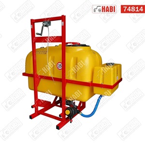 Permetező komplett alváz 600L/12m (tartály, szivattyú, szűrő, szakaszoló, csörlő) HU