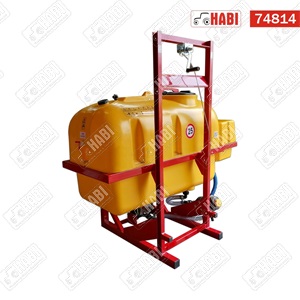 Permetező komplett alváz 600L/12m (tartály, szivattyú, szűrő, szakaszoló, csörlő) HU
