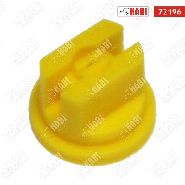 Permetező lapos szórású fúvóka műanyag - sárga (110°) /TEEJET/