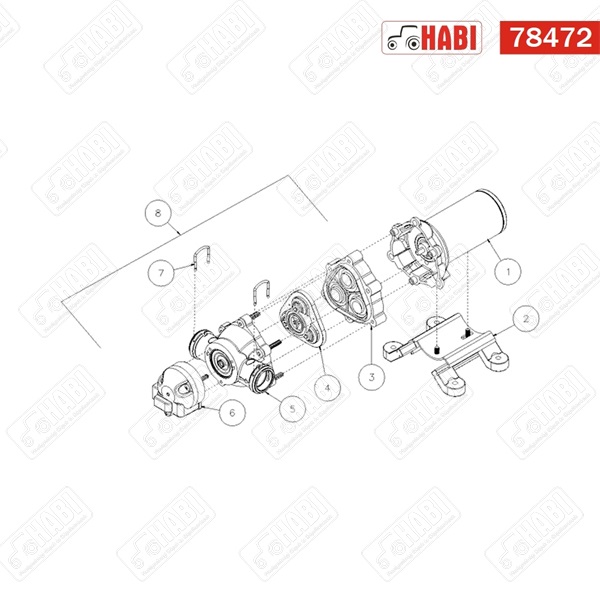 Permetező szivattyú 12V 3,8 l/perc NorthStar