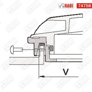 Permetező tartály fedél 390 mm ARAG