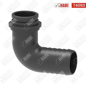 Permetező tömlőcsatlakozó 90° d=25 mm /d=31,5 mm - 1 1/4" csavaranyával rögízíthető/ ARAG