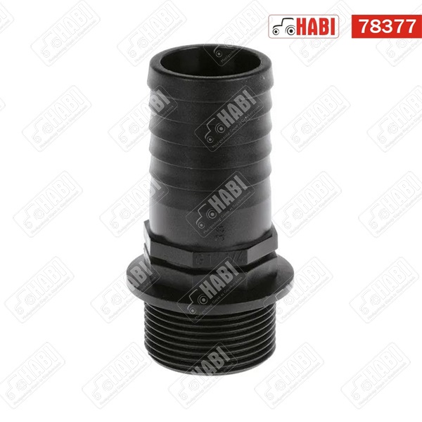 Permetező tömlőcsatlakozó egyenes 40 mm 1 1/4" külső menetes GEOline