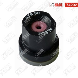 Permetező üreges kúpos fúvóka műanyag (kerámia belsővel) - fekete (80°) /ALBUZ/