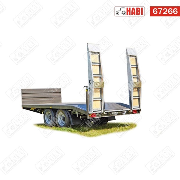 Pótkocsi 12t, járműszállító, tandem /Fliegl TPA 120/