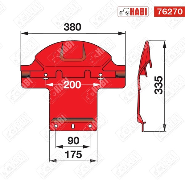 Pöttinger fűkasza csúszótalp