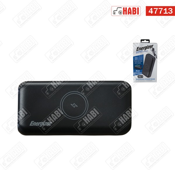 Power bank vezeték nélküli 20000 mAh, 5V/2,1A